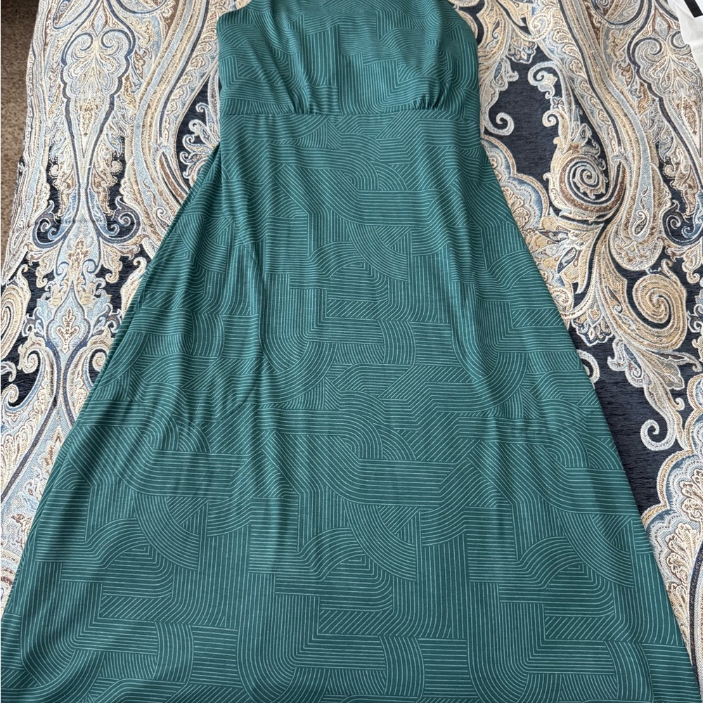Prana Green Strappy Sun Dress - Size Small